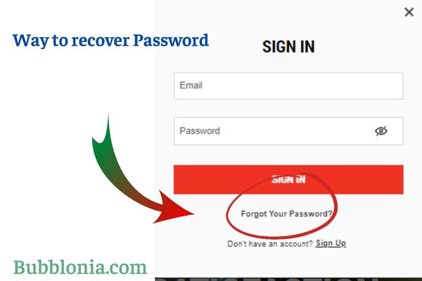 Reset forgotten User ID and Password