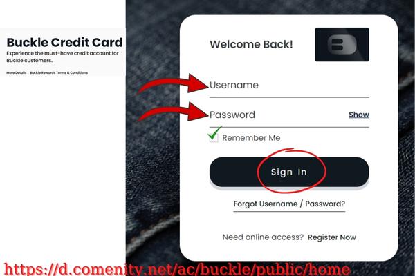 What Is The Buckle Credit Card sign in Process?