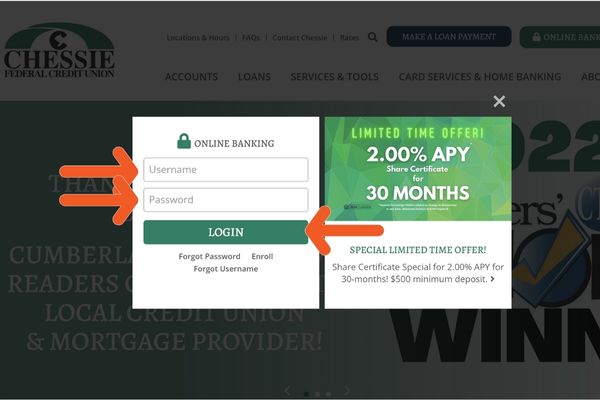 Chessie Federal Credit Union Login Online And Mobile Banking