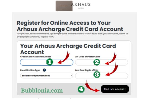Create a New Arhaus Account