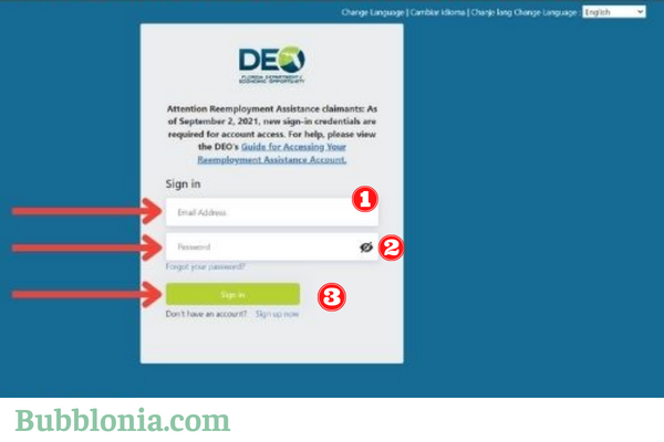 Guide to accessing Florida Unemployment DEO's Online 