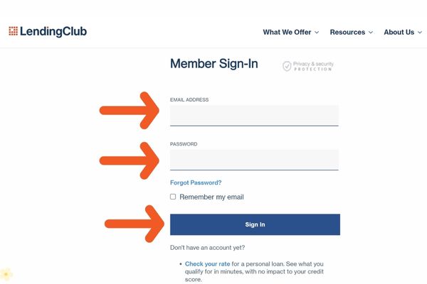 Lending Club Sign In My Account Loan Online & Make Payments