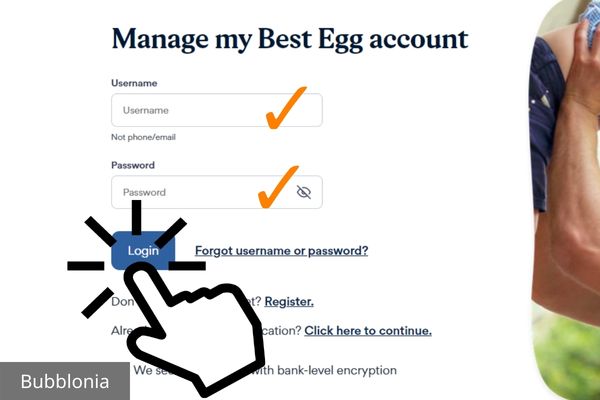 login into best egg