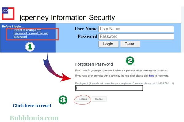 Recover a Forgotten Password Instructions