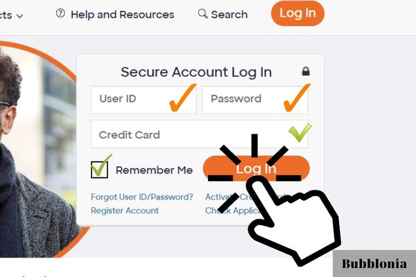 discover card login instructions