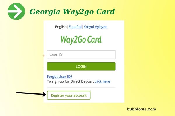 How to Register a new Georgia Way2go Online account