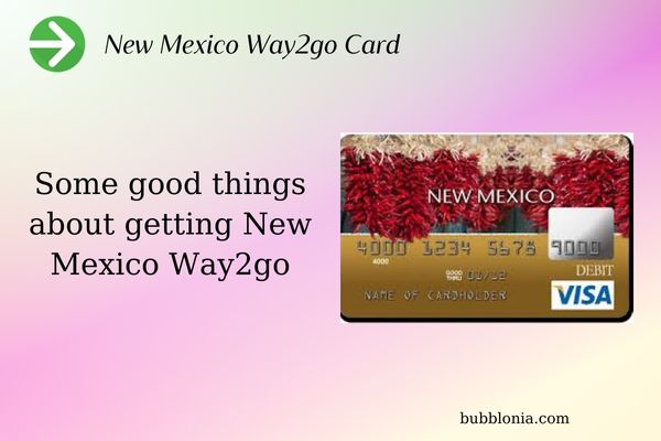 Some good things about getting New Mexico Way2go
