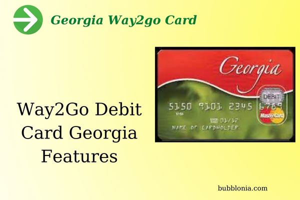 Way2Go Debit Card Georgia Features